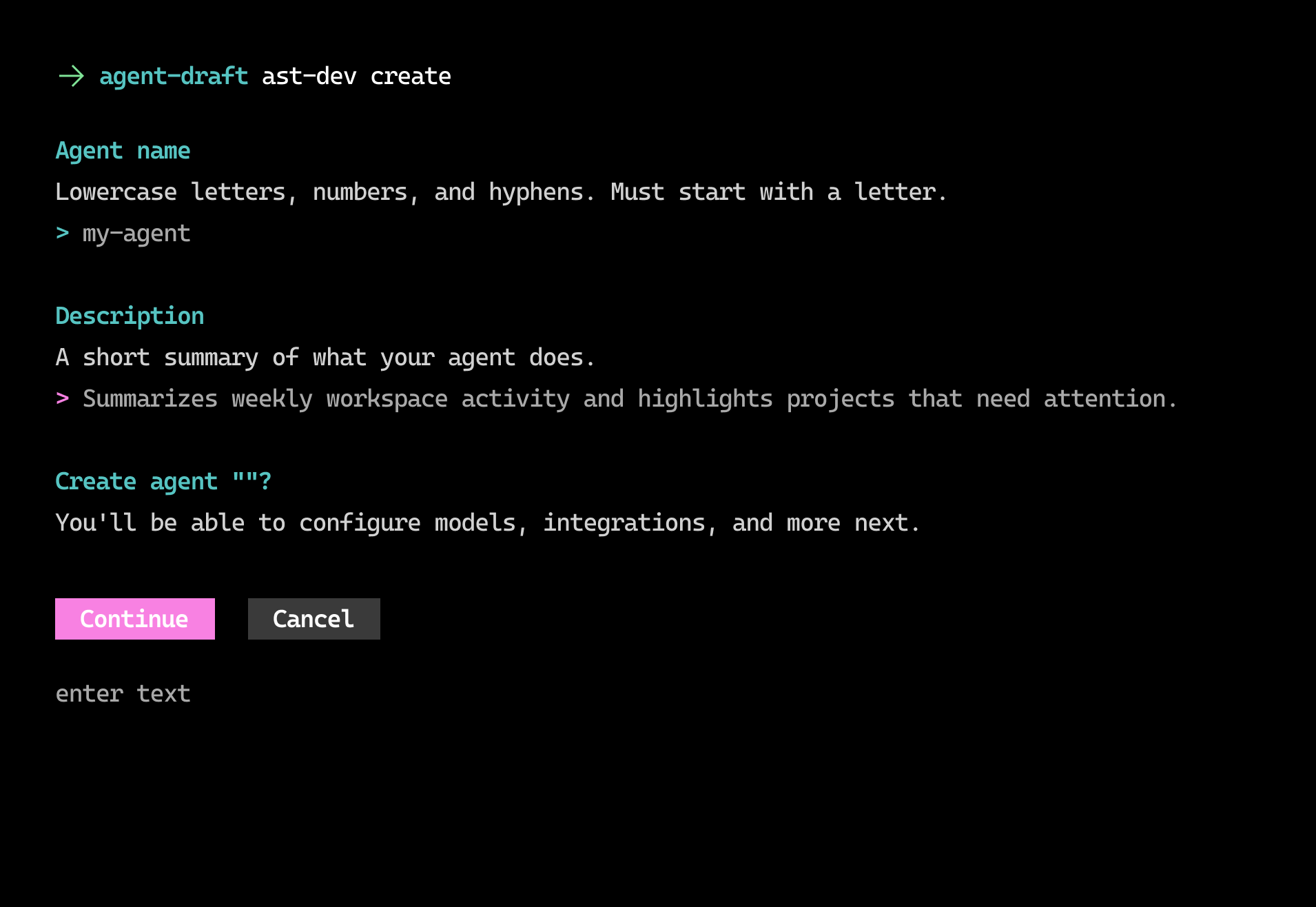 1. Create harness